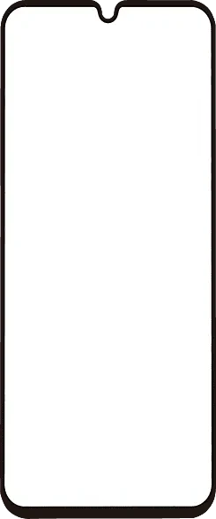ISY Displayschutzglas 2.5D für Samsung Galaxy A25 5G schwarz