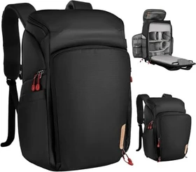 K&F Concept Nature Wander 01 Kamerarucksack 25L, schwarz / rot