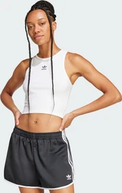 adidas Essentials Ribbed Funktionsshirt ärmellos weiß (Damen)