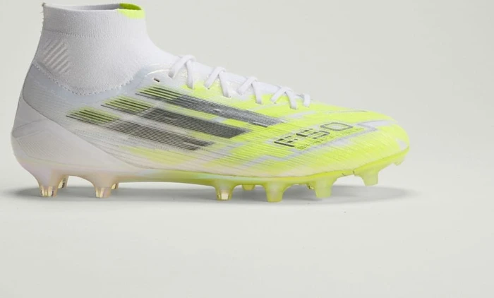 adidas F50 Sparkfusion Elite Mid cloud white/iron metallic/hi-res yellow (Damen)
