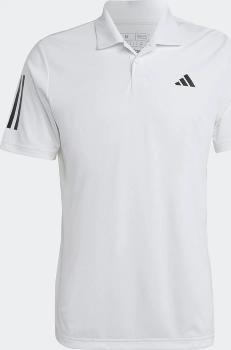 adidas Club 3-Streifen Tennis Poloshirt kurzarm weiß (Herren)