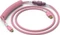 Glorious Coiled Cable USB-C auf USB-A, Tastaturkabel (Spiral-Textilkabel), 1.37m, Prism Pink Vorschaubild