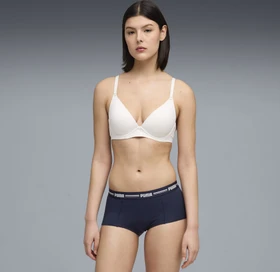 Puma 2er Pack Panties Boxer Briefs dusk blue (Damen)