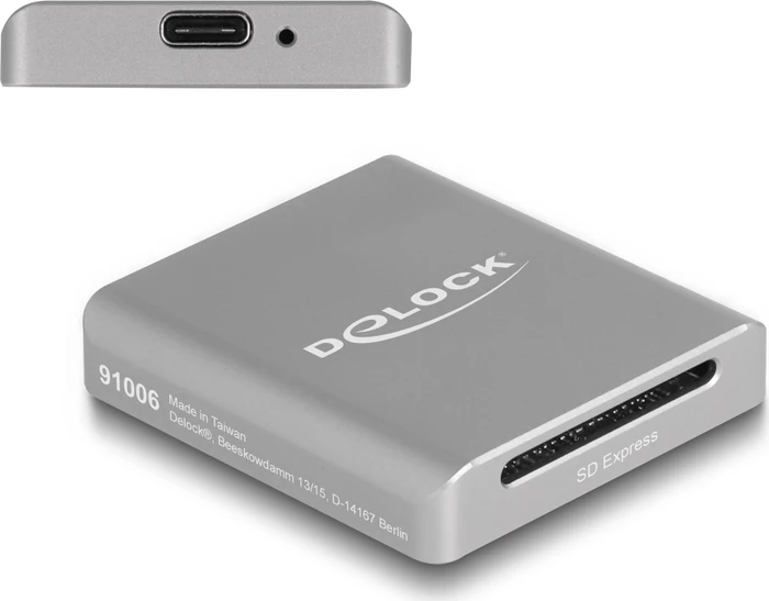 DeLOCK SD Express Single-Slot-Cardreader, USB-C 3.1 [Buchse]