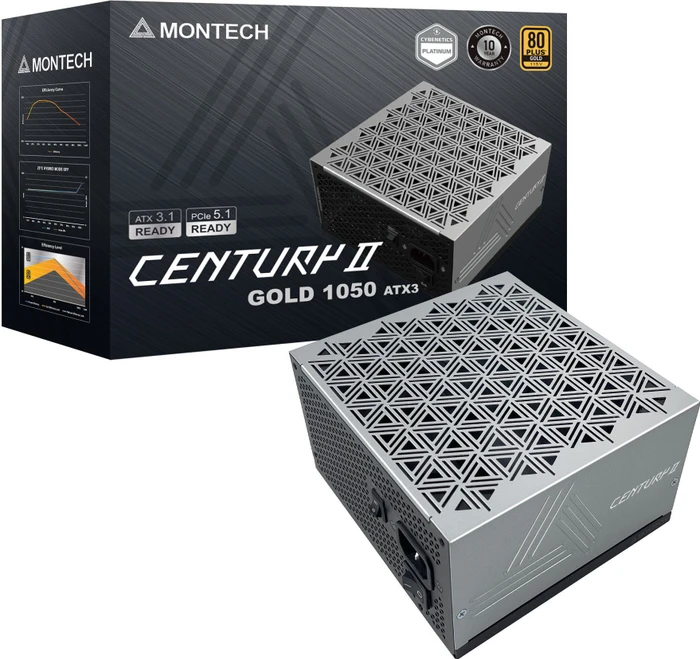 Montech Century II Gold 1050W, ATX 3.1