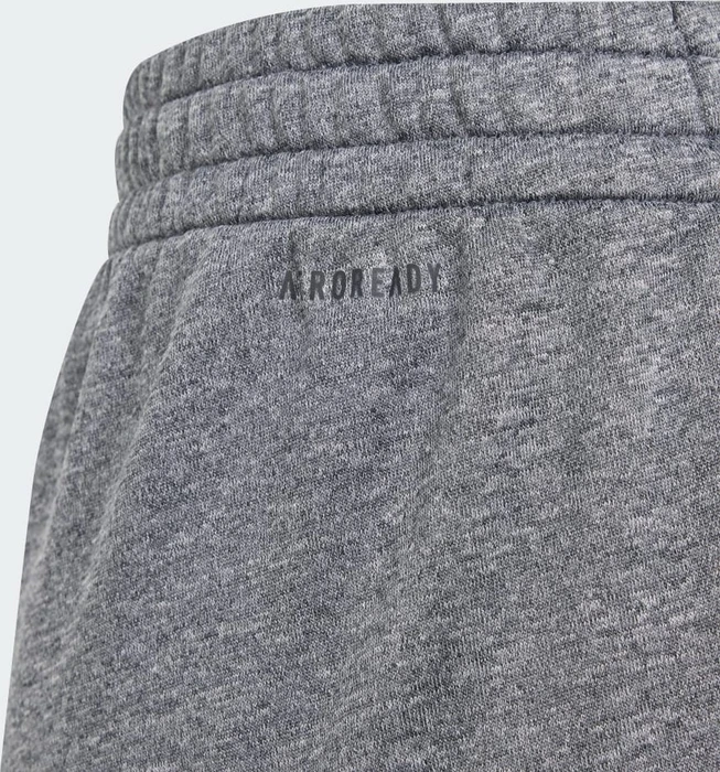 adidas Training Aeroready Knit Trainingshose lang black melange/reflective silver (Junior)