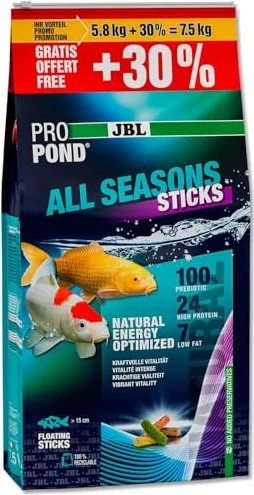 JBL ProPond All Season M, Sticks, 7.5kg