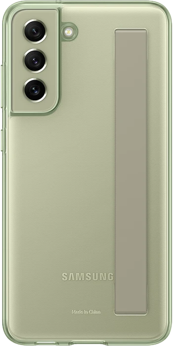 Samsung Slim Strap Cover für Galaxy S21 FE Olive