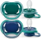 Philips Avent SCF085/31 Ultra Air Beruhigungsschnuller, 6-18M, Silikon, blau/türkis, 2 Stück Vorschaubild