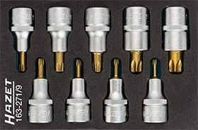 Hazet 163-271/9 Torx Steckschlüsselsatz, 9-tlg.