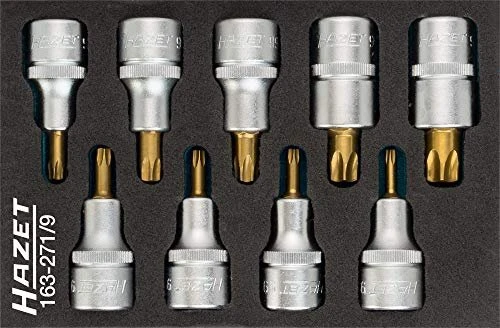 Hazet 163-271/9 Torx Steckschlüsselsatz, 9-tlg.