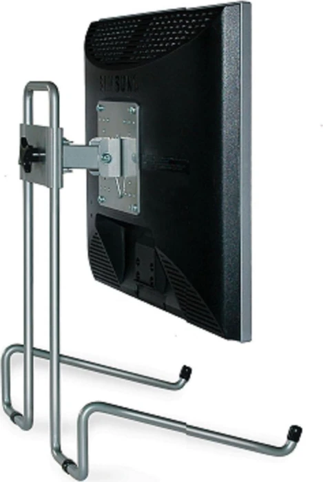 R-Go Flex Monitorständer, verstellbar, silber