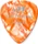 Dunlop Celluloid Orange Pearloid Pick, Medium, 12-Pack (483P08MD)