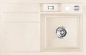 systemceram Bela 78 F Einbau Becken rechts mit Ablauffernbedienung magnolie