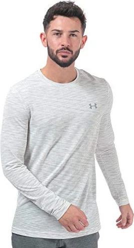 Under Armour Vanish Seamless Funktionsshirt langarm white/steel (Herren)