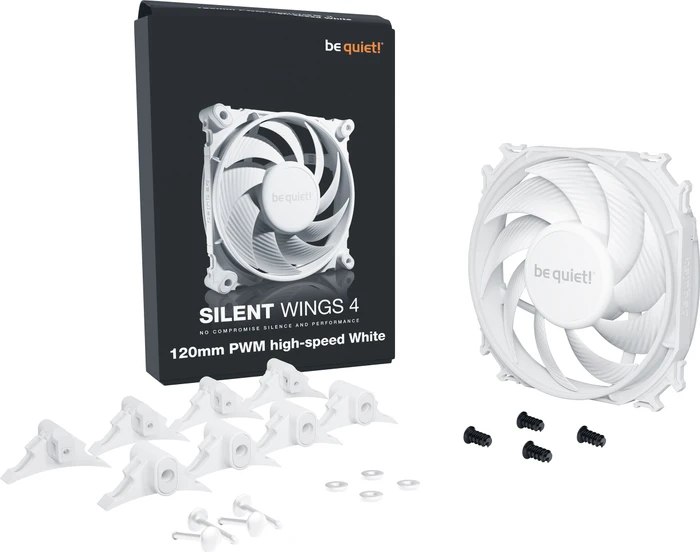 be quiet! Silent Wings 4 PWM High-Speed White, 120mm