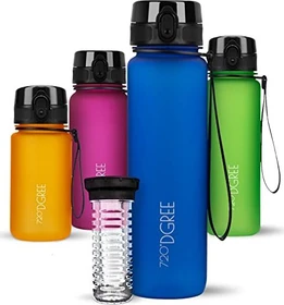 720°DGREE uberBottle softTouch Trinkflasche 1l royal blue