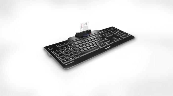 Cherry KC 1000 SC, schwarz, USB, CZ/SK