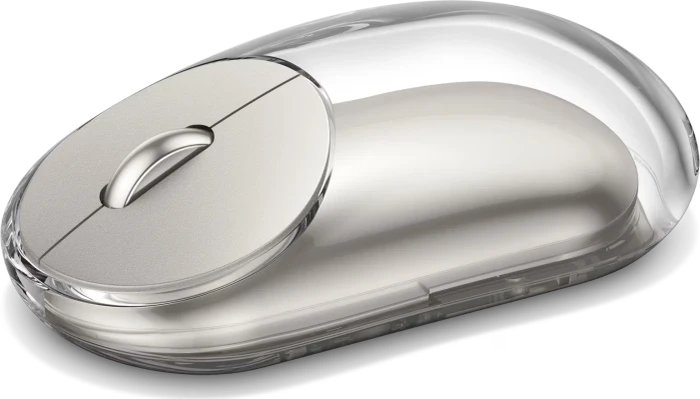 Lenovo 900 Multi-Device Wireless Mouse, silber/transparent, USB/Bluetooth