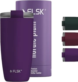 FLSK Kaffeebecher Isolierbecher 500ml nordic plum
