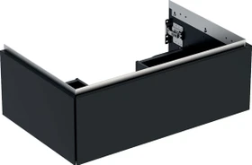 Geberit ONE Unterschrank für Waschtisch, mit einer Schublade, 75cm, schwarz/lackiert matt