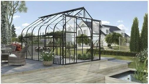Vitavia Diana 9900 ESG 3mm Gewächshaus schwarz