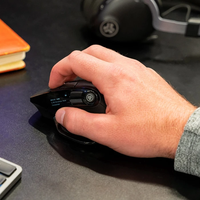 JLab Epic Wireless Mouse, schwarz, USB/Bluetooth