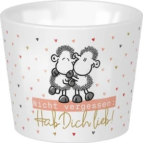 Sheepworld Eierbecher Nicht vergessen: Hab Dich lieb!