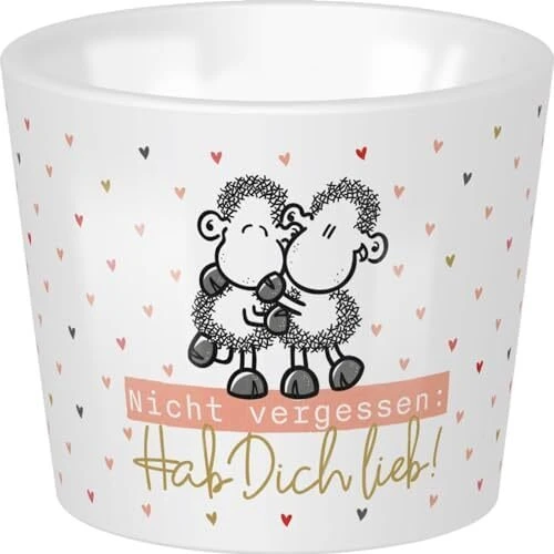 Sheepworld Eierbecher Nicht vergessen: Hab Dich lieb!
