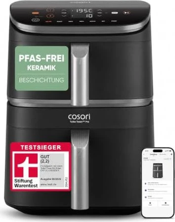 Cosori Turbo Tower Pro Smart schwarz/silber