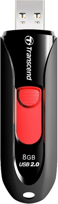Transcend JetFlash 590 4GB schwarz, USB-A, USB 2.0