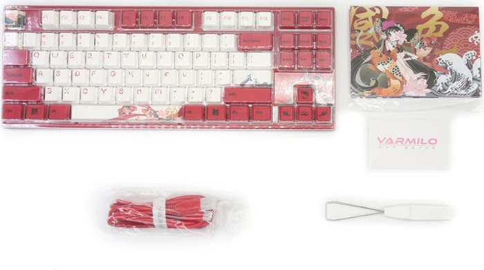 Varmilo VEA87, Koi, TKL, LEDs weiß, MX BROWN, USB, US