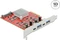DeLOCK 2x USB-C 3.1, 2x USB-A 3.1, PCIe 3.0 x4 Vorschaubild