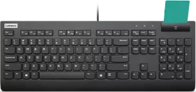 Lenovo Smartcard Wired Keyboard II, schwarz, USB, BE/UK (4Y41B69364)