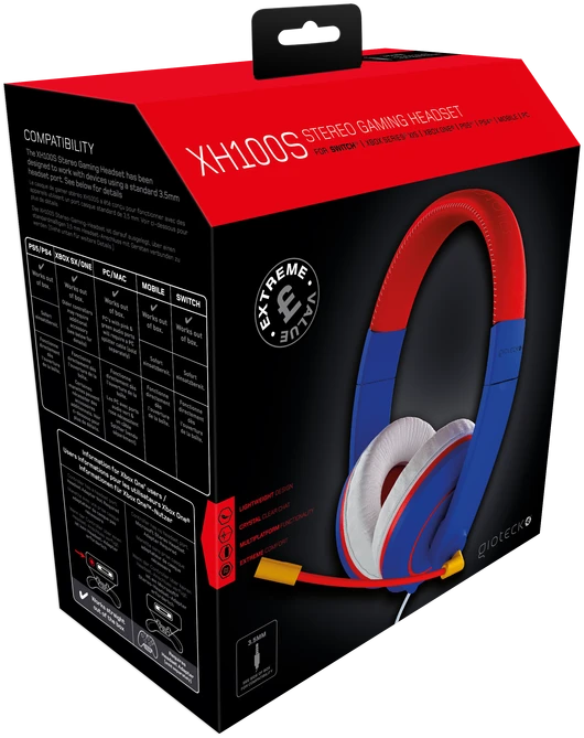 Gioteck XH100S rot/blau