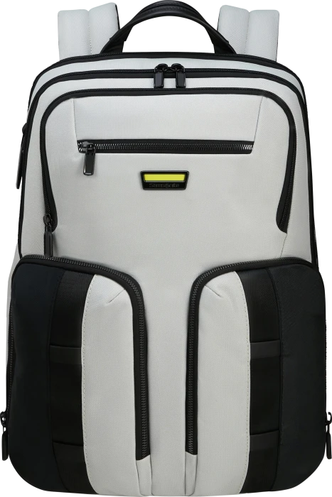 Samsonite Urban-Eye, Rucksack, 14.1", mit 2 Taschen, Light Grey/Lime