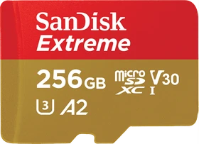 SanDisk Extreme R190/W130 256GB Kit, UHS-I U3, A2, Class 10