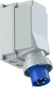 PCE CEE-Wandgerätestecker 125A 5p 9h IP67 POWER TWIST