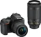 Nikon D5600 mit Objektiv AF-P DX 18-55mm 3.5-5.6 G VR und AF-P DX 70-300mm 4.5-6.3 G ED VR Vorschaubild