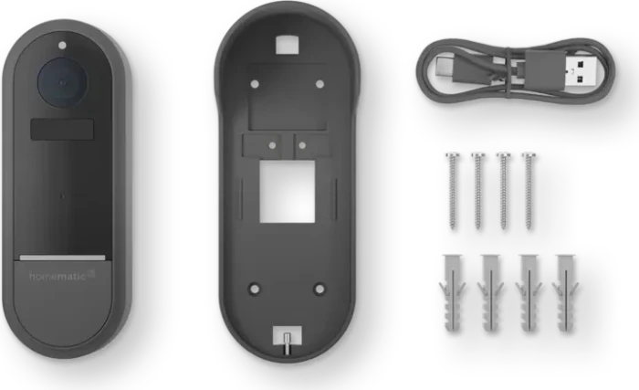 eQ-3 Homematic IP Video Doorbell, anthrazit, Video-Türklingel