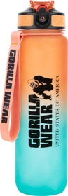Gorilla Wear Gradient Trinkflasche 1l grün/orange