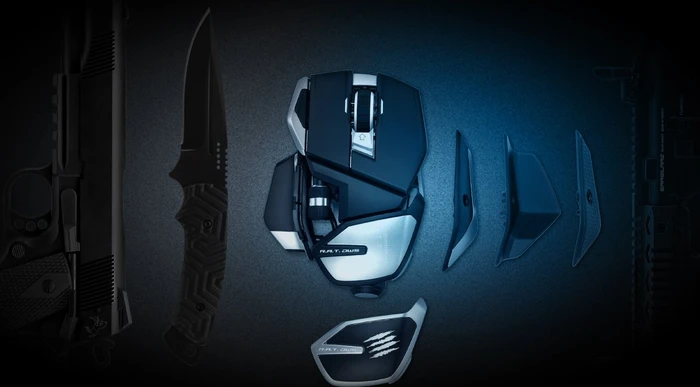 MadCatz R.A.T. DWS, schwarz/silber, USB/Bluetooth