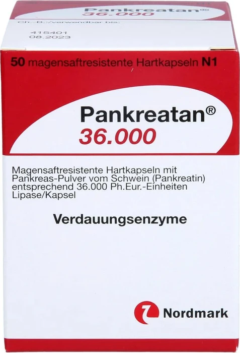 Nordmark Pankreatan 36.000 Kapseln