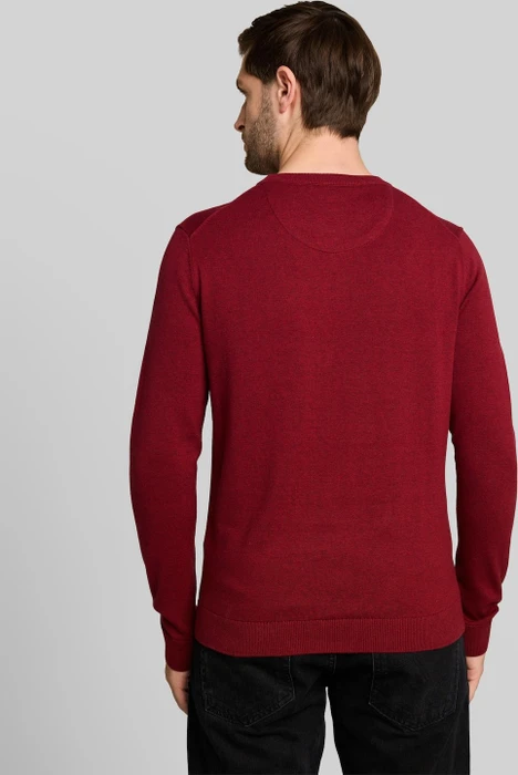 Tom Tailor Basic Baumwolle Strickpullover rot (Herren)