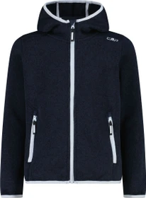 CMP Knit-Tech Meliert Fleece Jacke b.blue/sky blue (Junior)