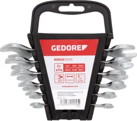 Gedore red R05125006 Schraubenschlüsselsatz, 6-tlg.