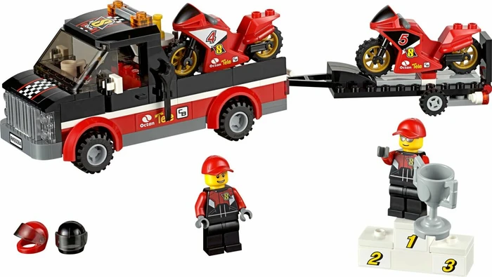 LEGO City Starke Fahrzeuge - Rennmotorrad-Transporter