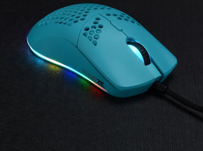 FourZE GM800 Gaming Mouse türkis, USB