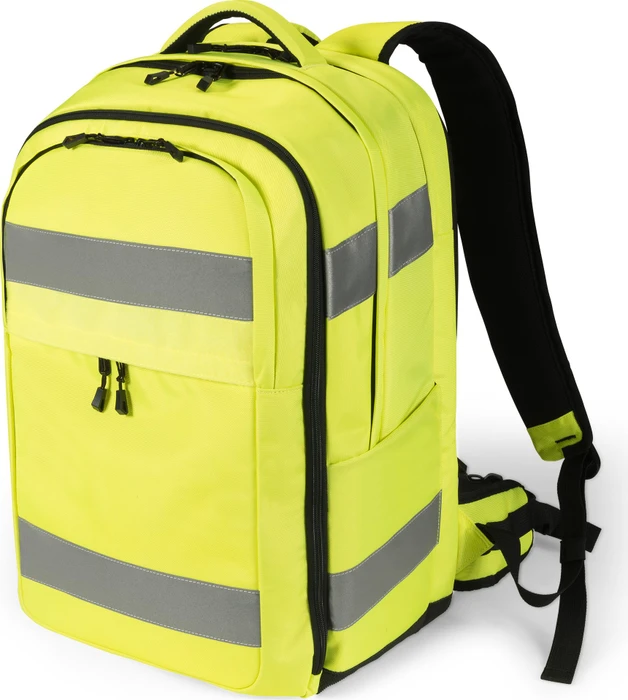Dicota Hi-Vis 32-38 Liter, Notebook Rucksack, gelb
