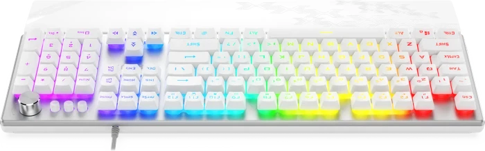 Krux Frost RGB, Silver-White, USB, US